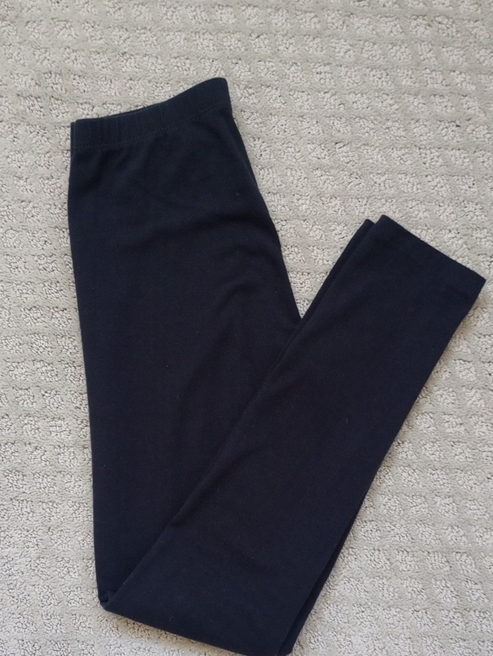 3 For $15🩵Cat & Jack Black Cotton Blend Leggings - Picture 4 of 4